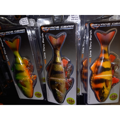 Savage Gear 4D Line Thru Perch 23cm Savage Gear 4D Line Thru Perch 23cm